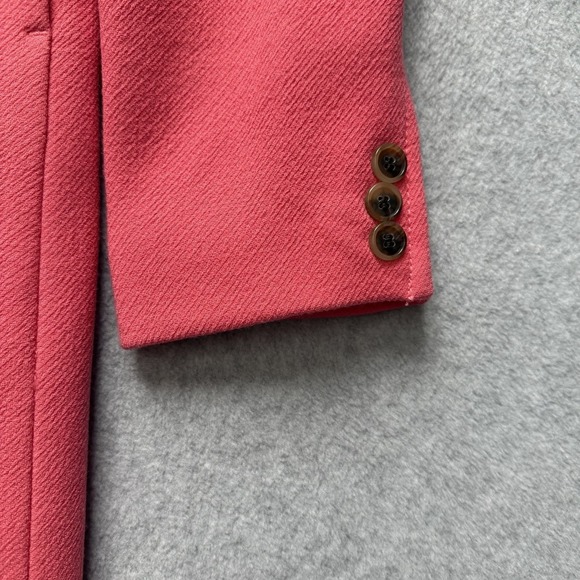 J.Crew Lady Day Coat Double Italian Cloth Wool Womens Size 4 Pink - Picture 5 of 16